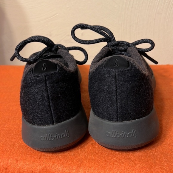 Allbirds Mizzle WR Wool Runner Black sneakers size 10 - Picture 4 of 14